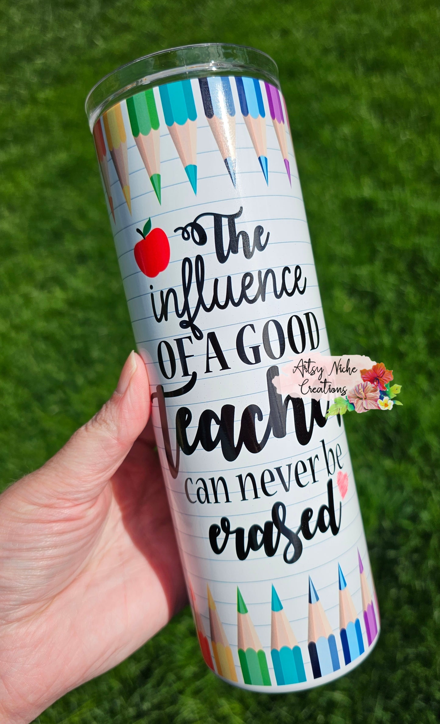 20 oz Influence Of A Good Teacher Sublimation Tumbler