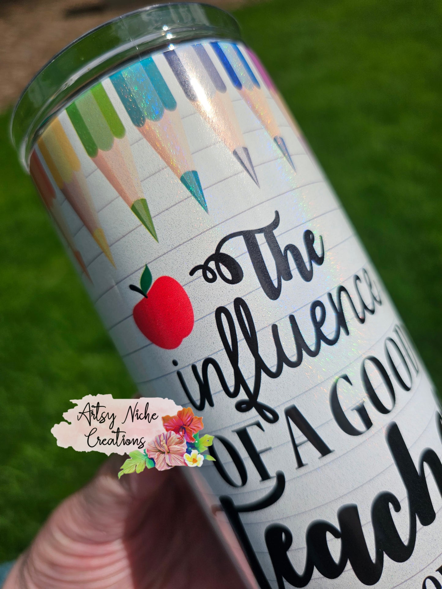 20 oz Influence Of A Good Teacher Sublimation Tumbler