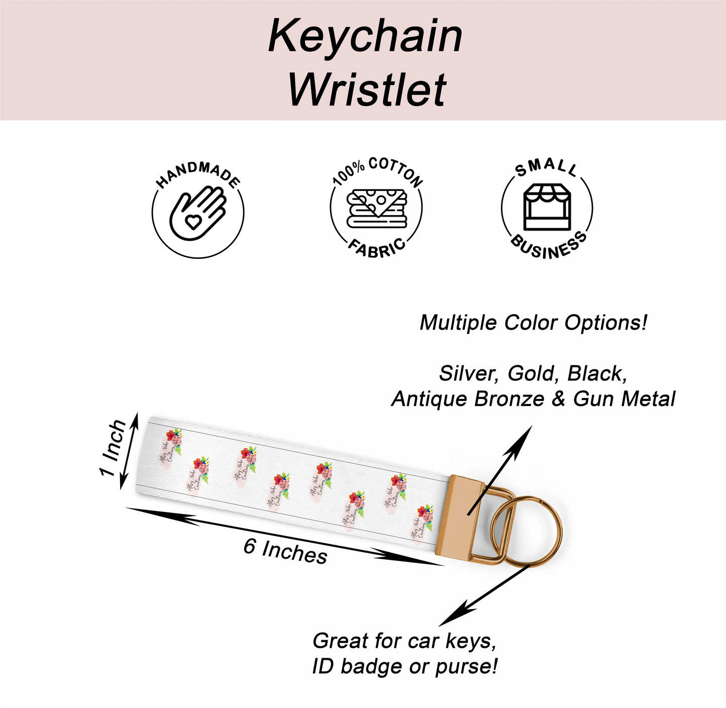 Wonder Woman Logo Pattern Wristlet