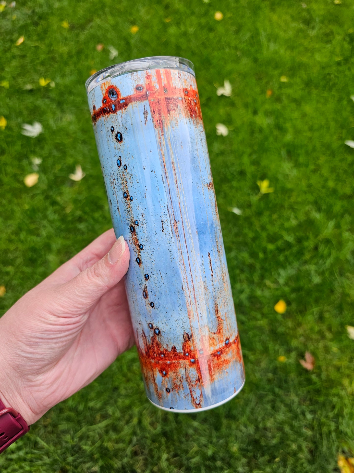 20 oz Warning Asshole Walk Away Sublimation Tumbler - Imperfect
