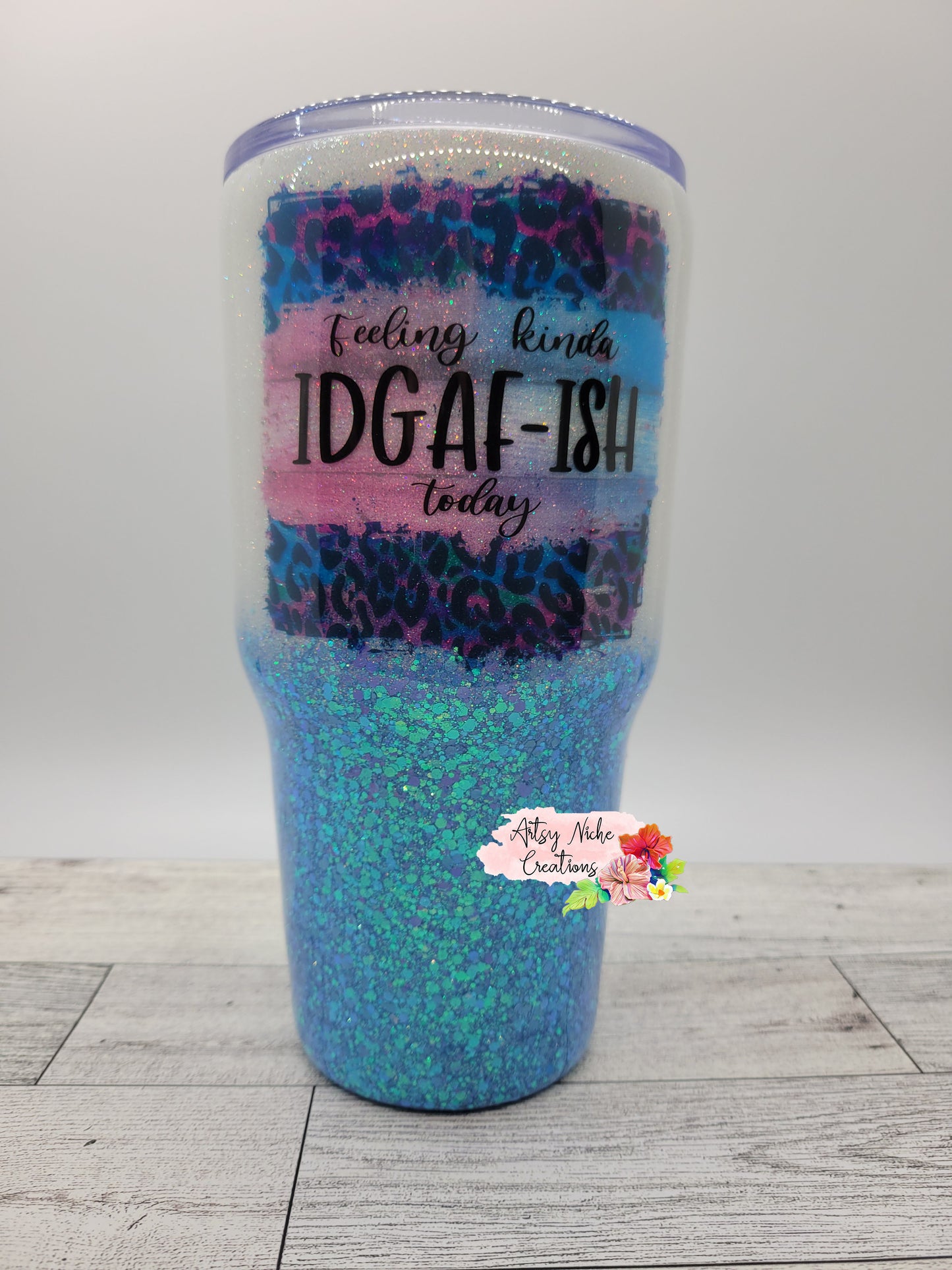 27 oz Feeling Kinda IDGAF-ISH Today Epoxy Tumbler