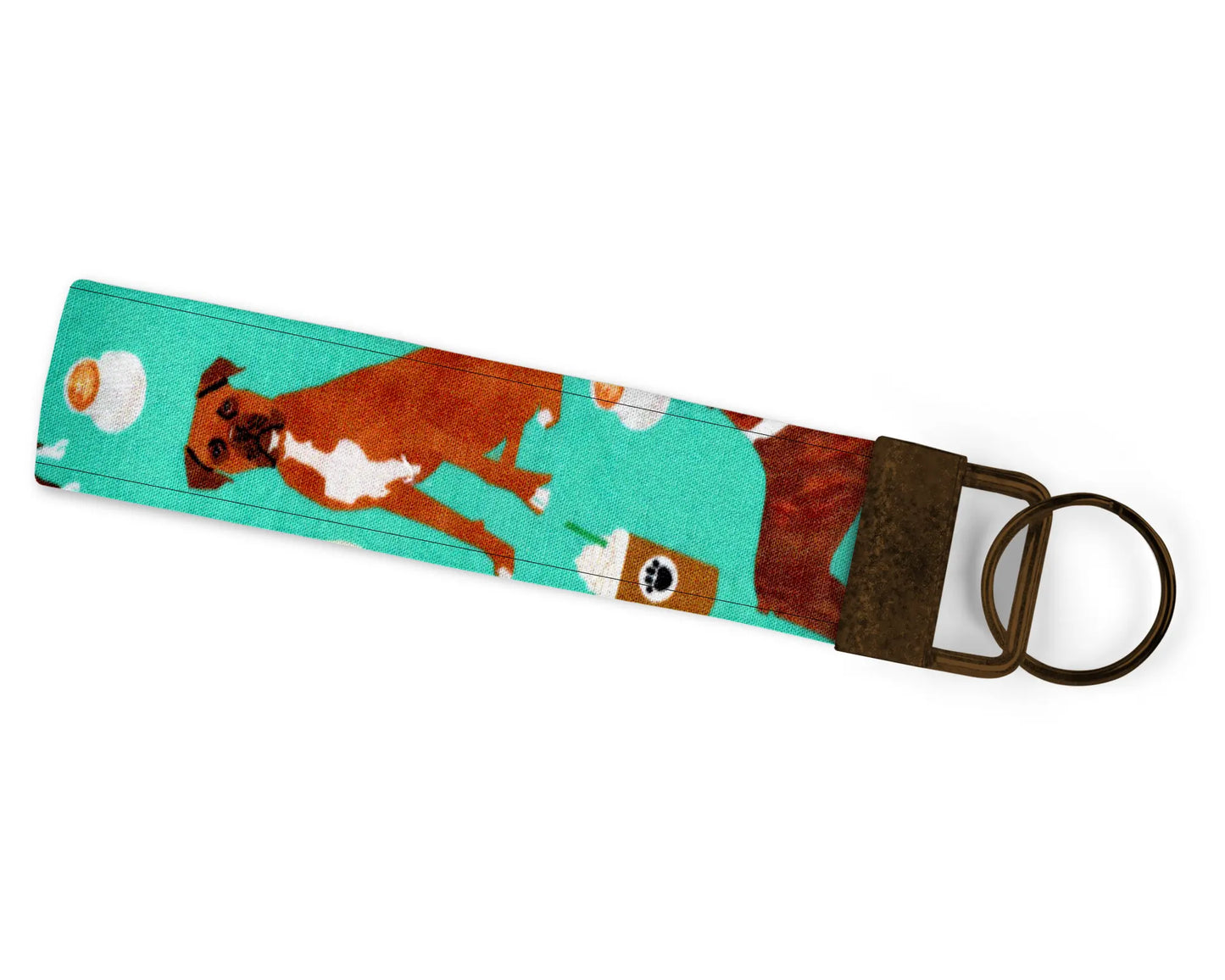 Boxer Dog Coffee Wristlet