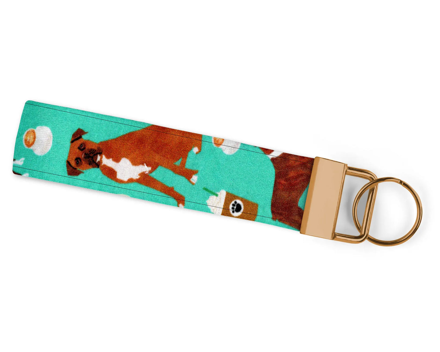 Boxer Dog Coffee Wristlet