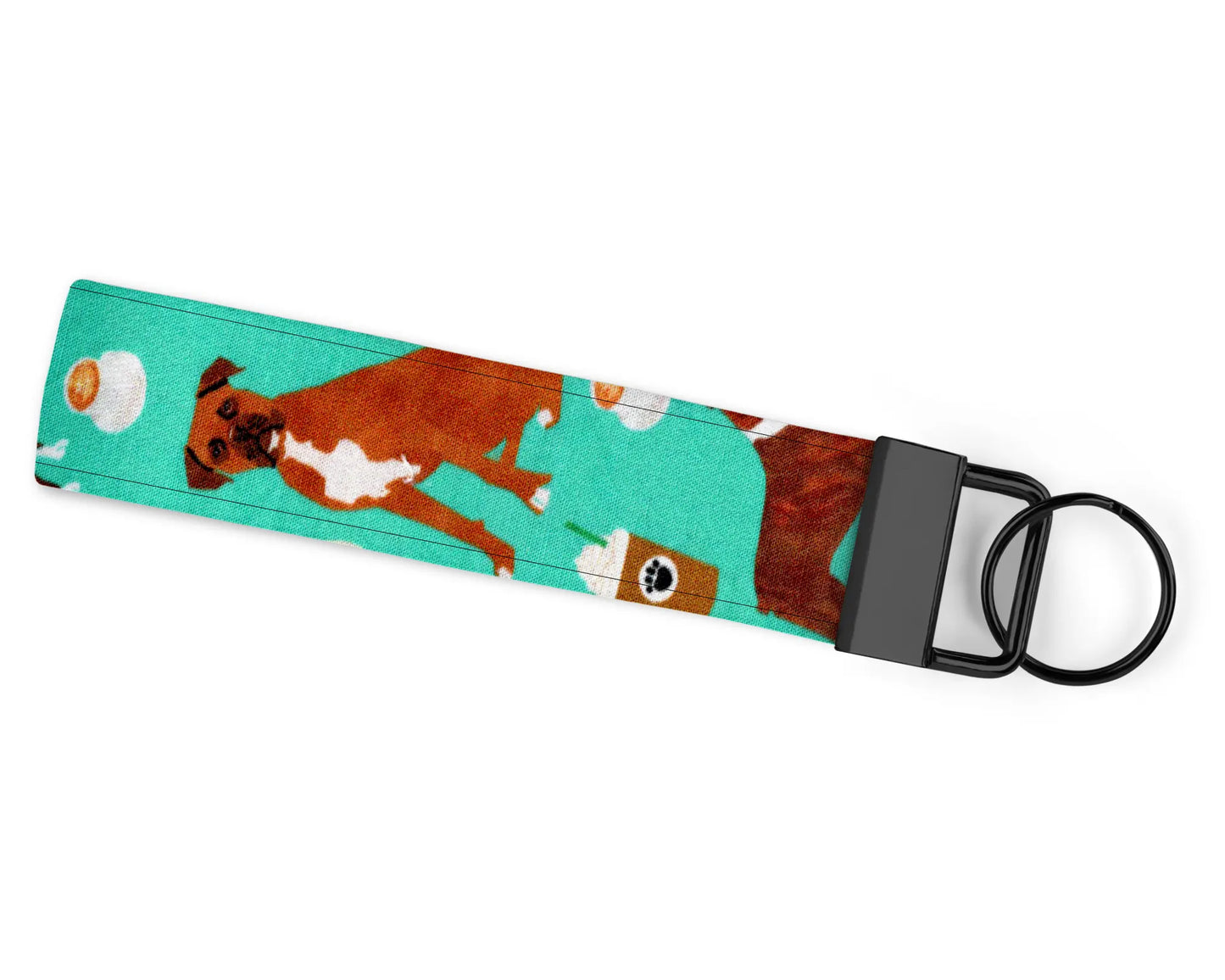 Boxer Dog Coffee Wristlet