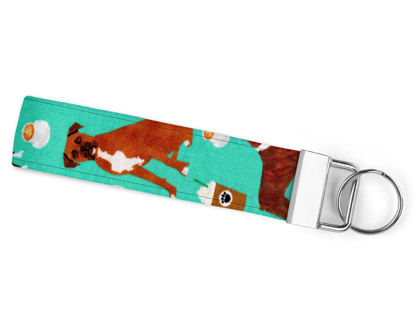 Boxer Dog Coffee Wristlet
