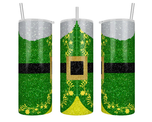 20 oz Skinny Elf Coat Sublimation Tumbler