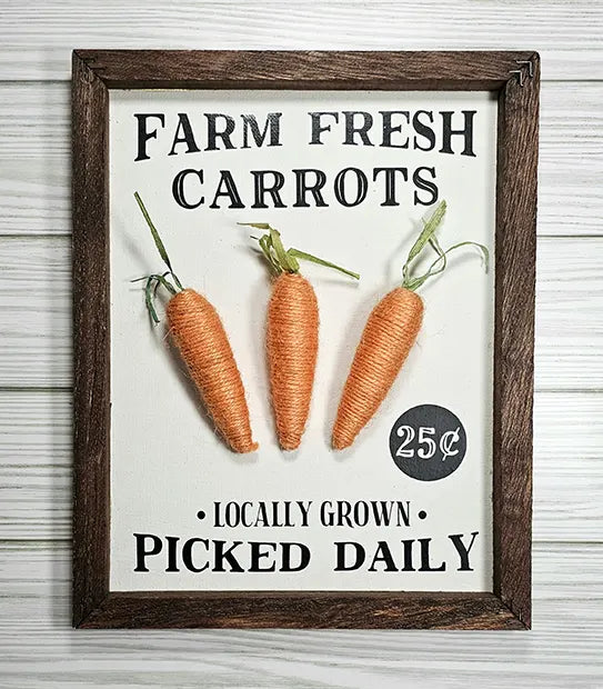 8"x10" Reverse Canvas Wood Frame Signs