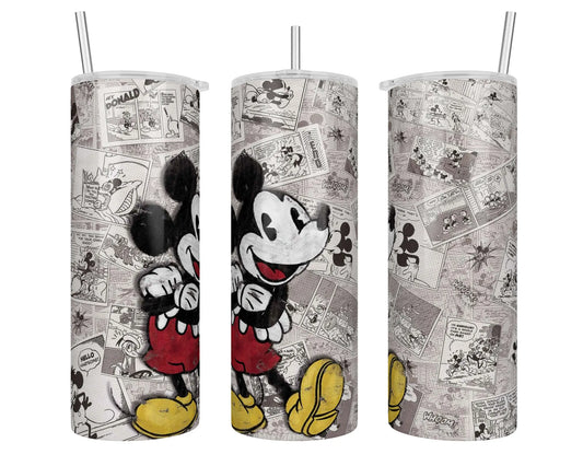20 oz Classic Mickey Mouse Standing Comics Sublimation Tumbler