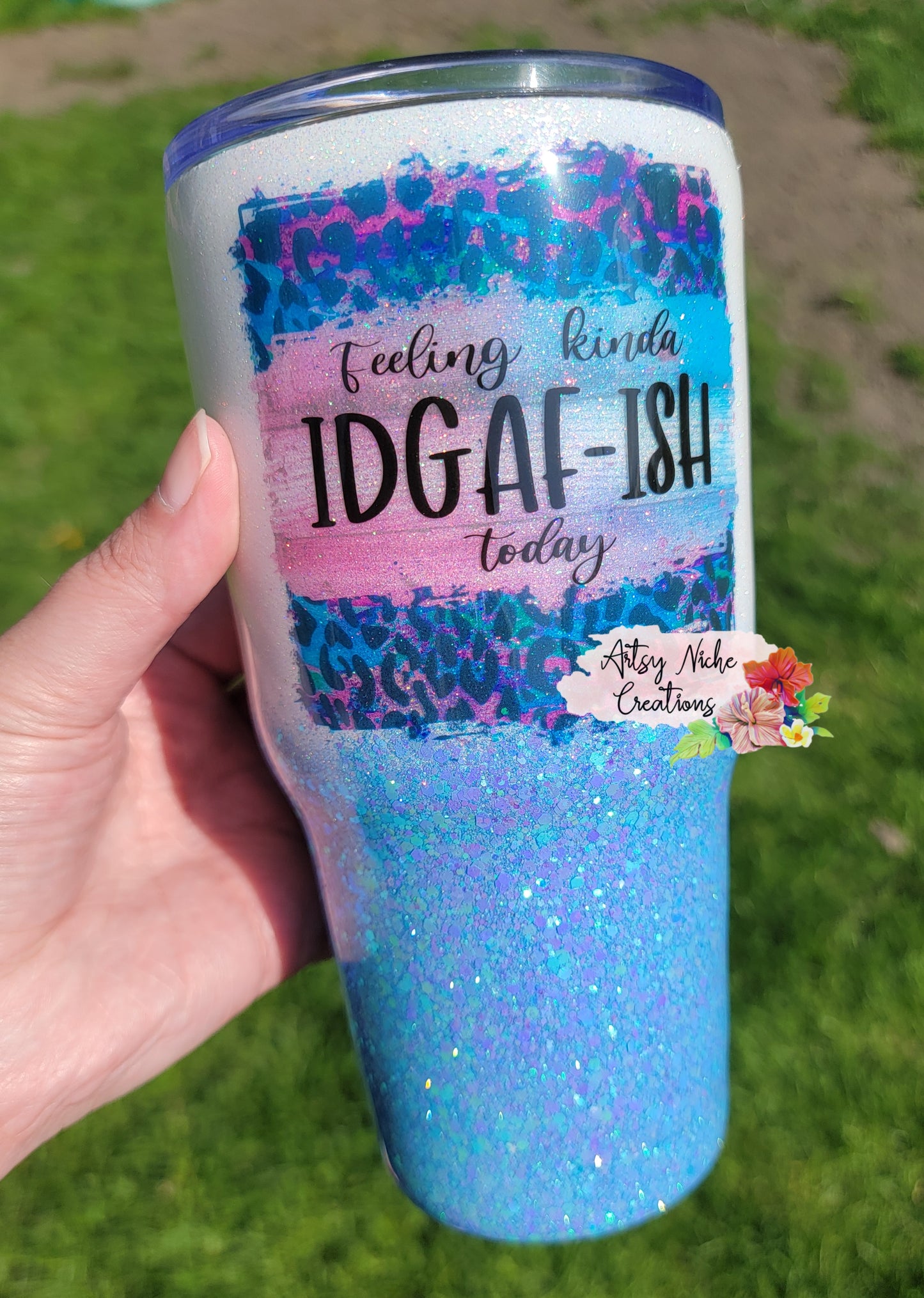 27 oz Feeling Kinda IDGAF-ISH Today Epoxy Tumbler