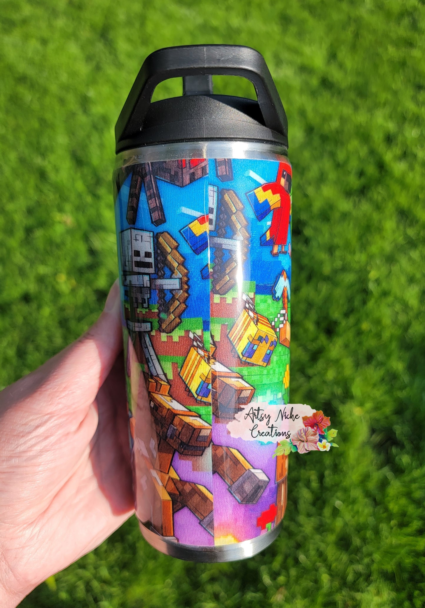 15 oz Kids Duo Minecraft Epoxy Tumbler