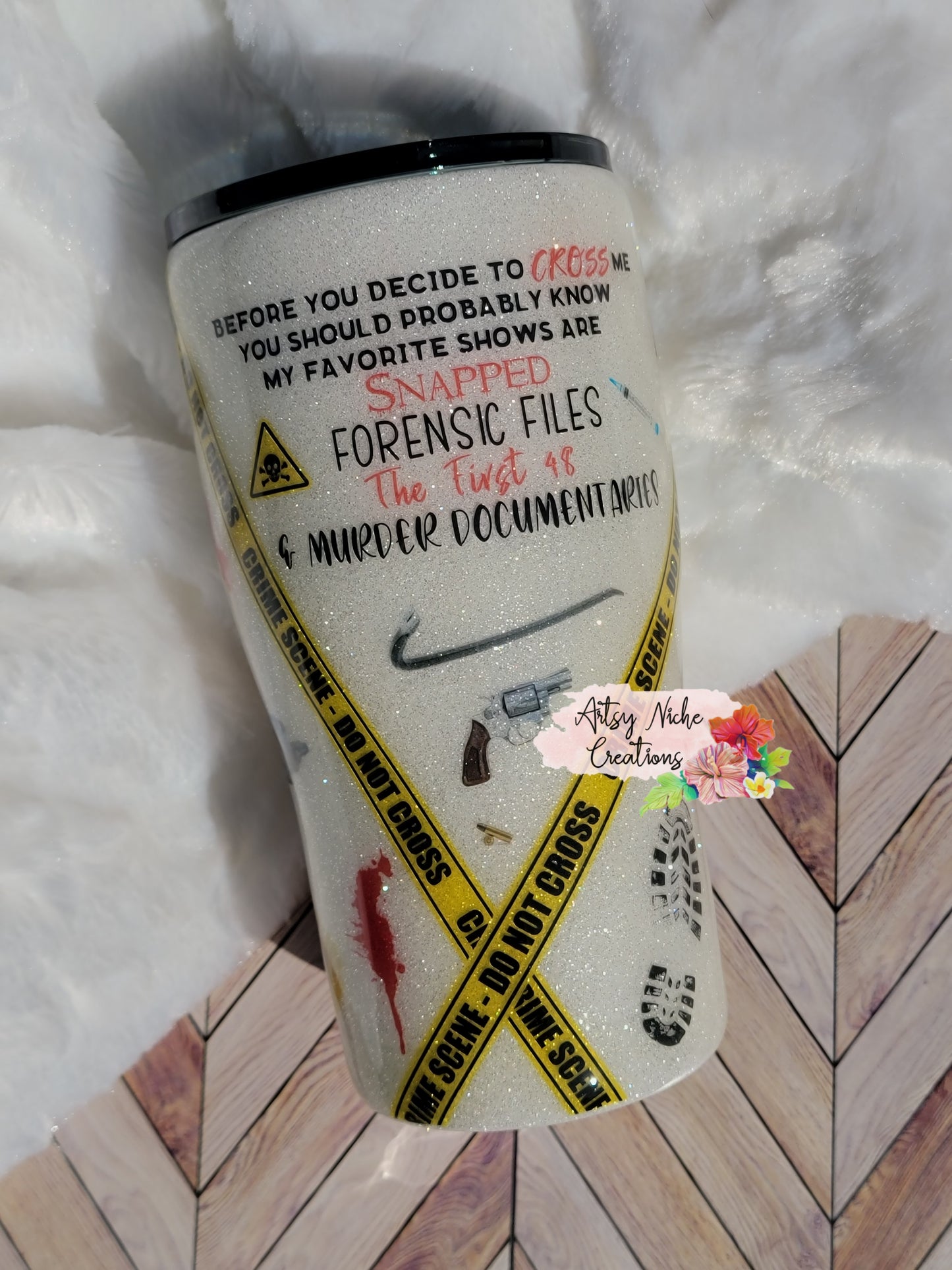 20 oz True Crime Epoxy Tumbler