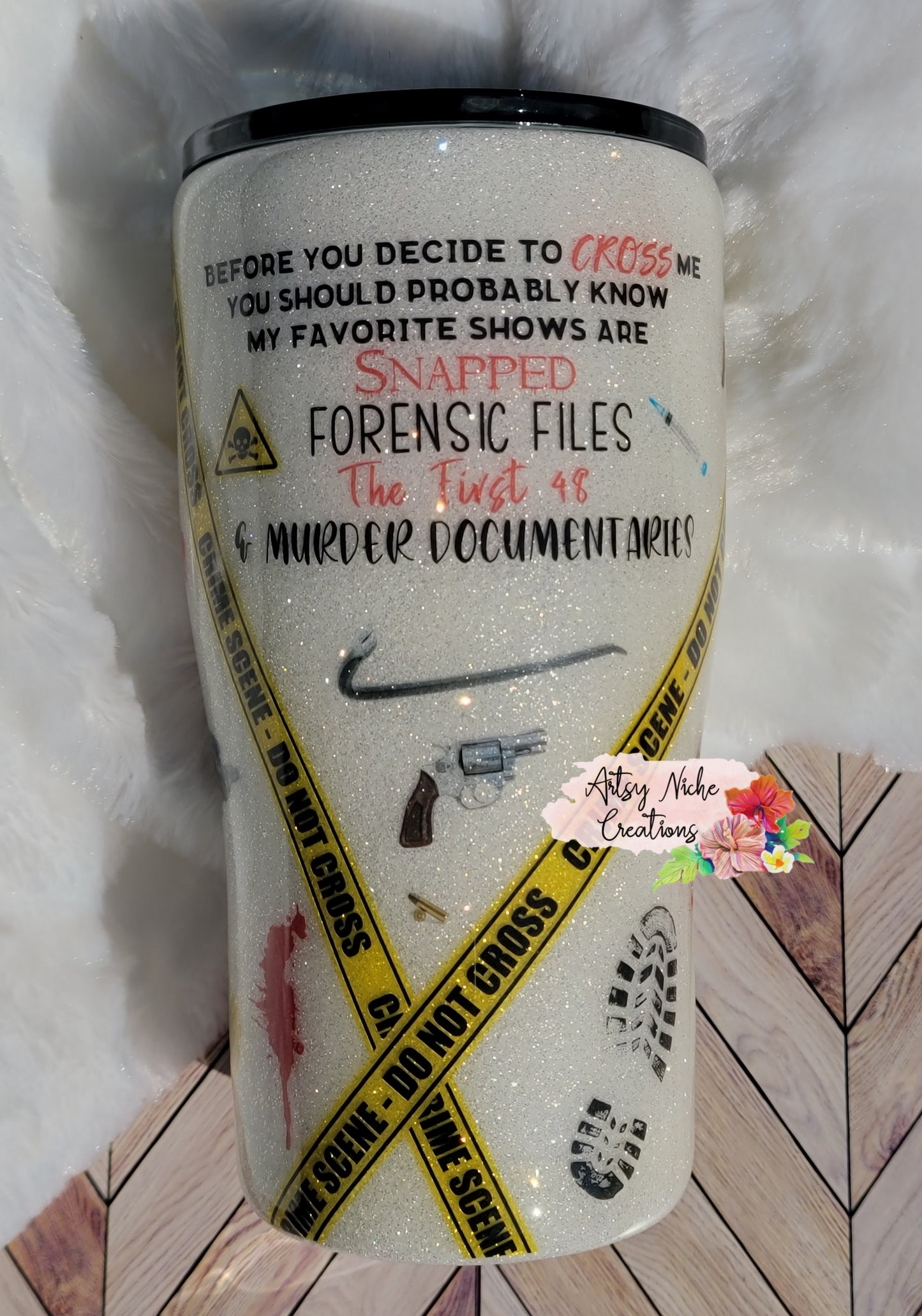 20 oz True Crime Epoxy Tumbler