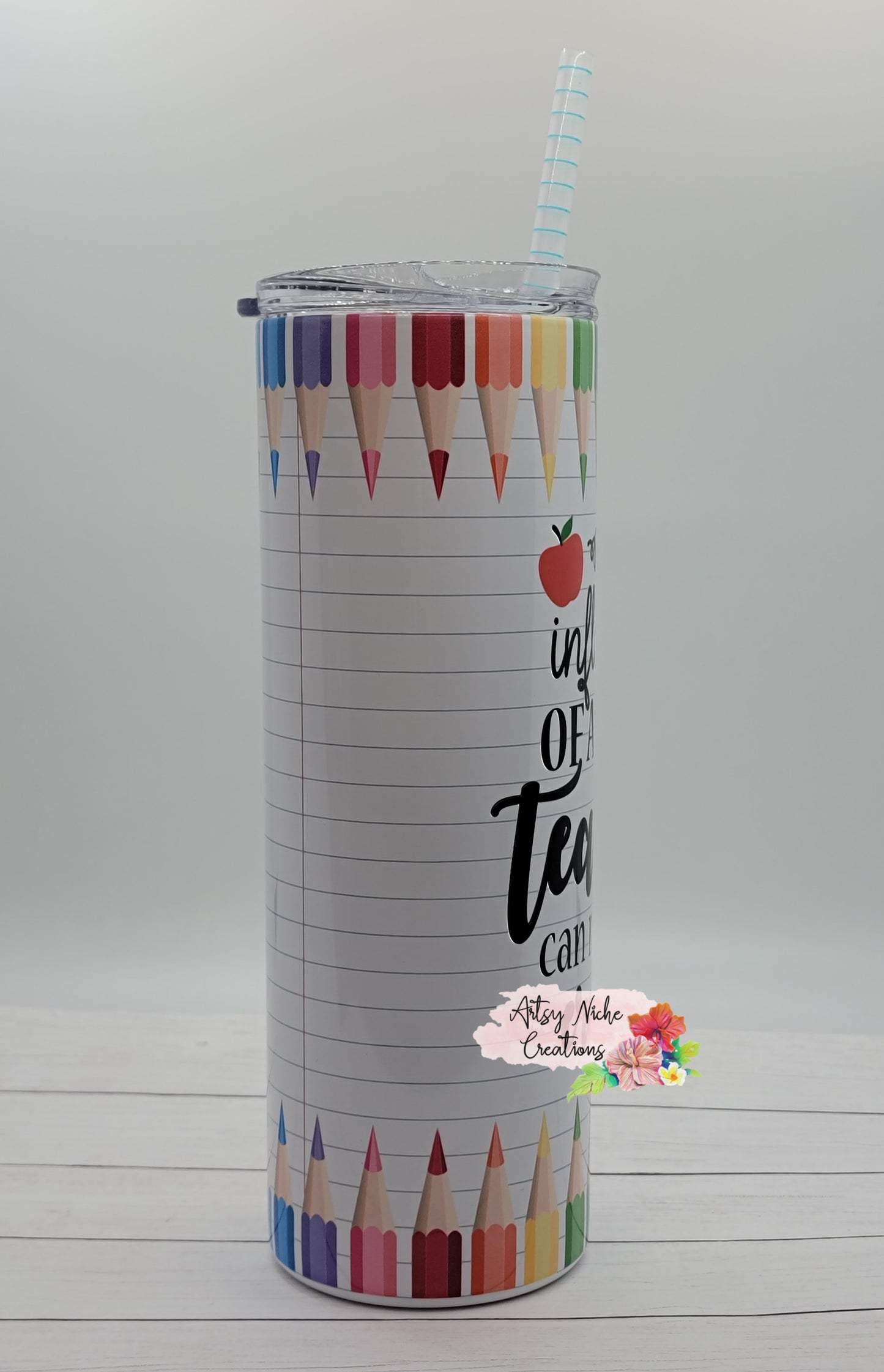 20 oz Influence Of A Good Teacher Sublimation Tumbler