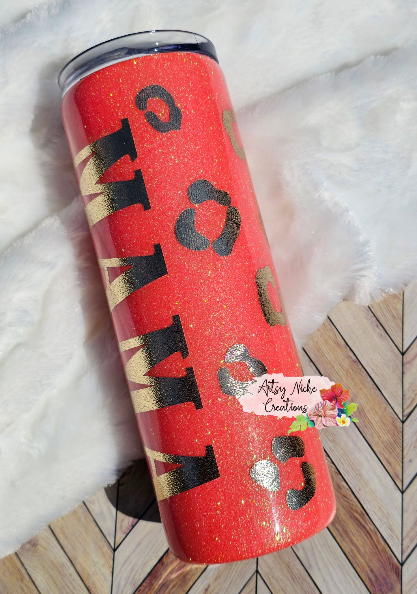 20 oz Coral MAMA Epoxy Tumbler