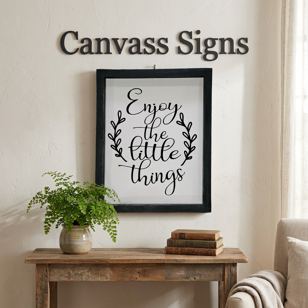 Canvas Signs – Artsy Niche Creations