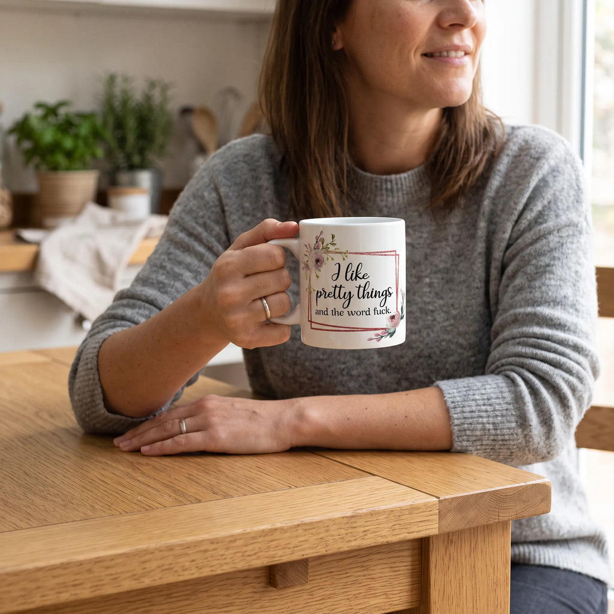 I Like Pretty Things and the Word Fuck Coffee Mug