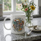 My Last Flying Fuck Floral Skeleton Coffee Mug