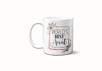 World's Best Aunt Coffee Mug