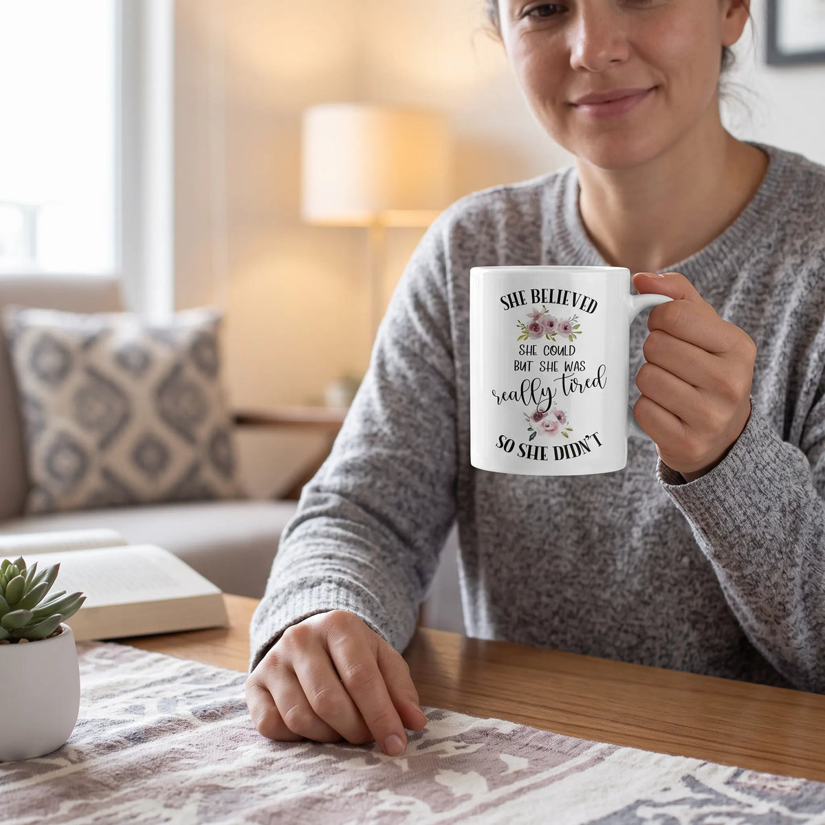 She Believed She Could But She Was Really Tired Mug