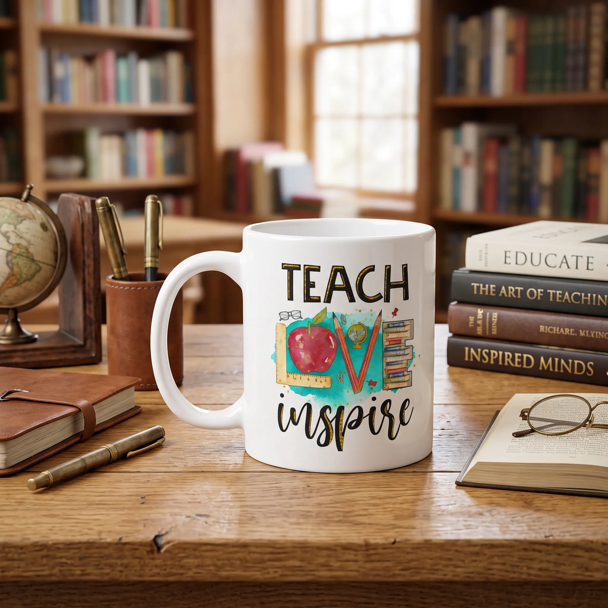 Teach Love Inspire Teacher Coffee Mug