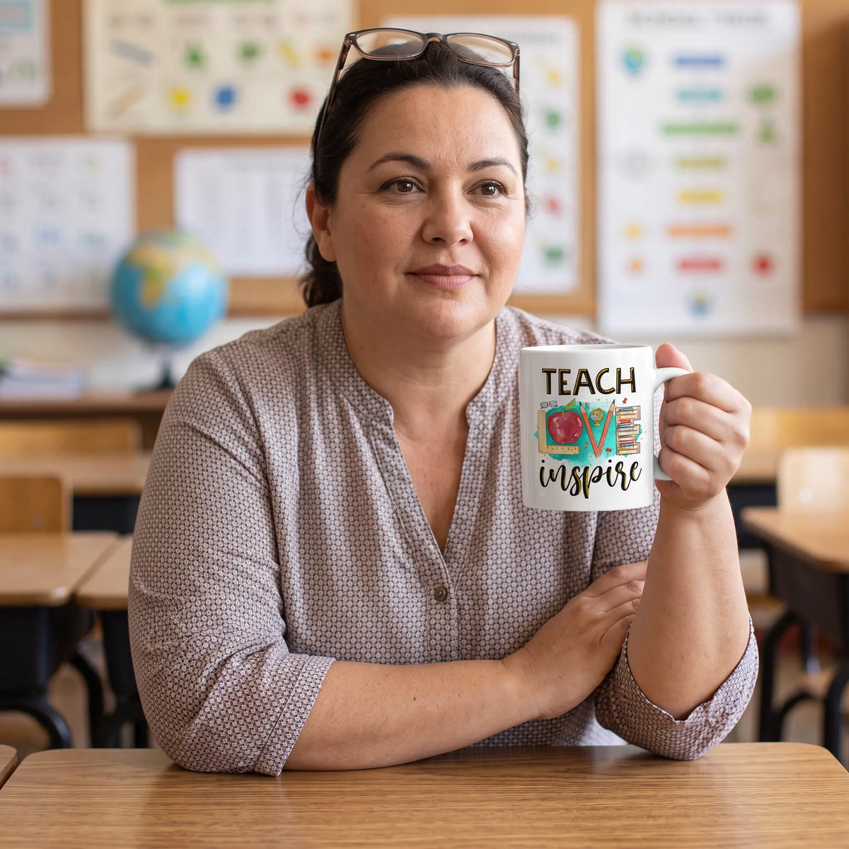Teach Love Inspire Teacher Coffee Mug
