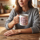 Zero Fucks Given Floral Geometric Coffee Mug