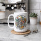My Last Flying Fuck Floral Skeleton Coffee Mug