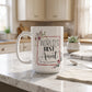 World's Best Aunt Floral Rose Coffee Mug