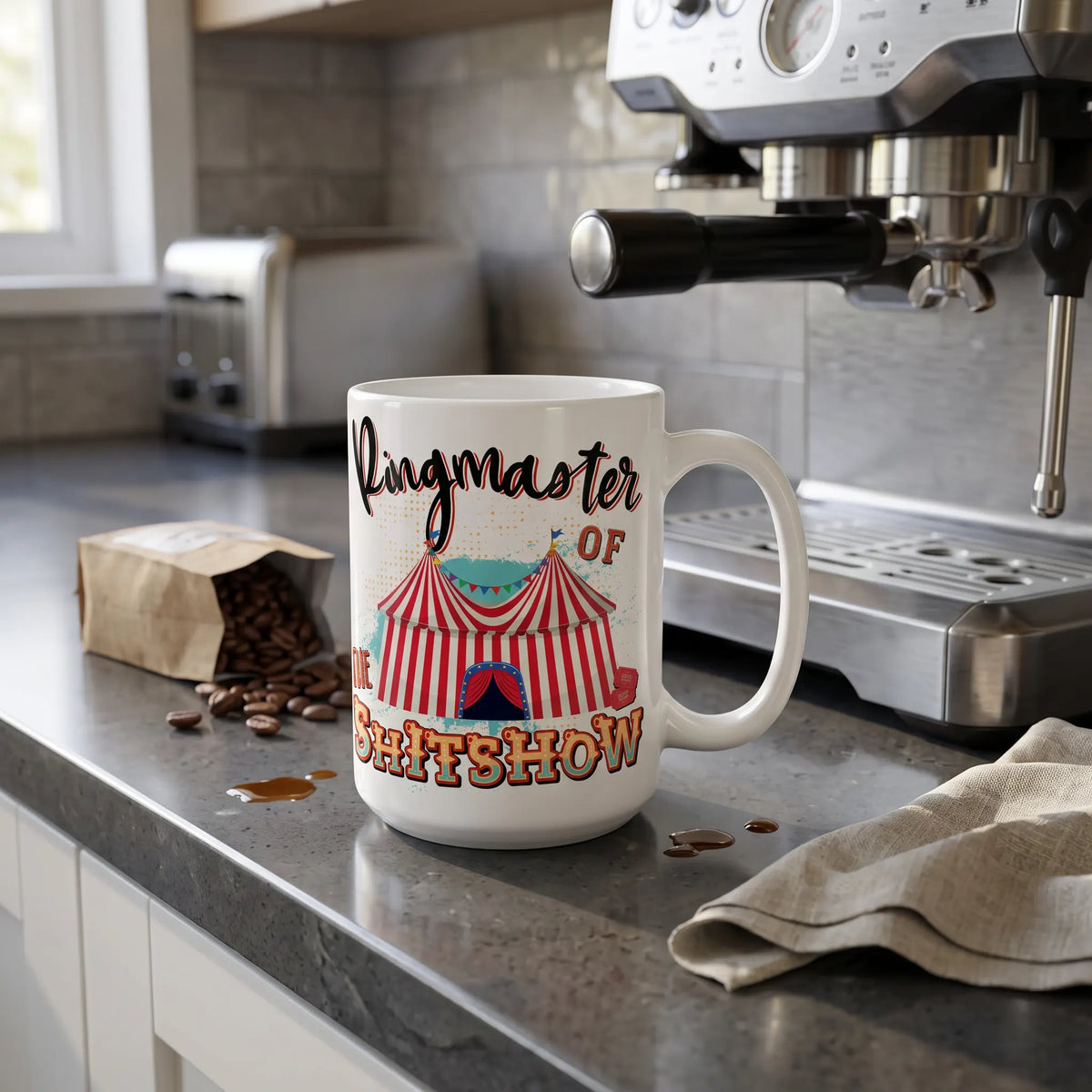 Ringmaster of the Shitshow Circus Coffee Mug