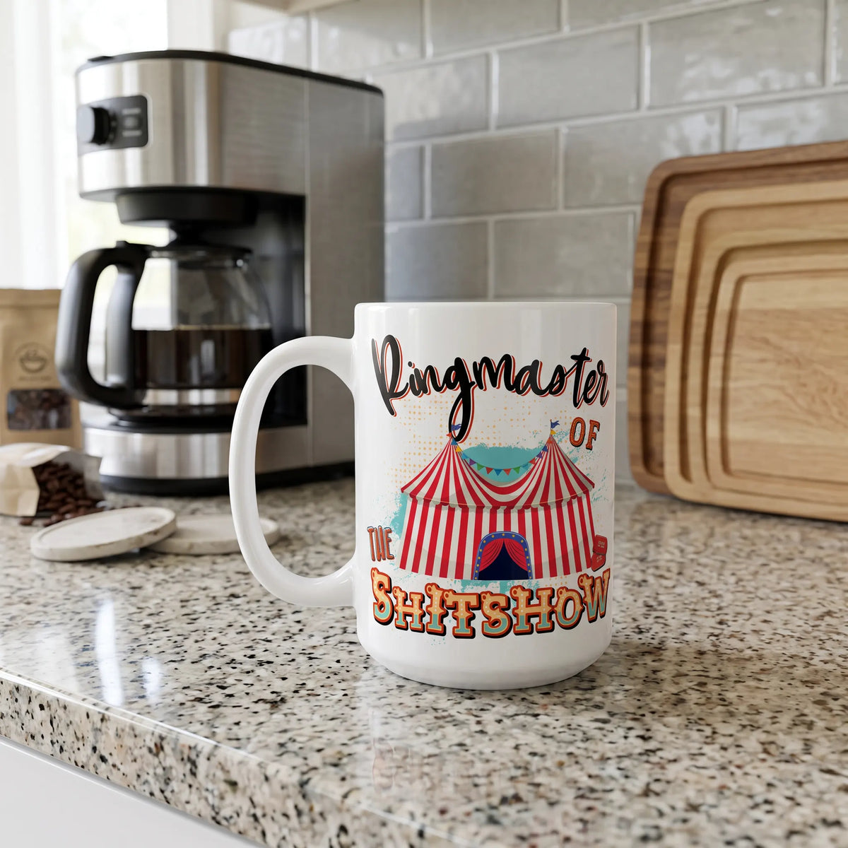 Ringmaster of the Shitshow Circus Coffee Mug