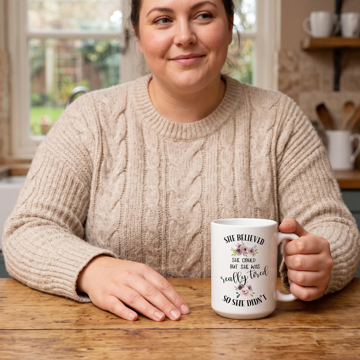 She Believed She Could But She Was Really Tired Mug