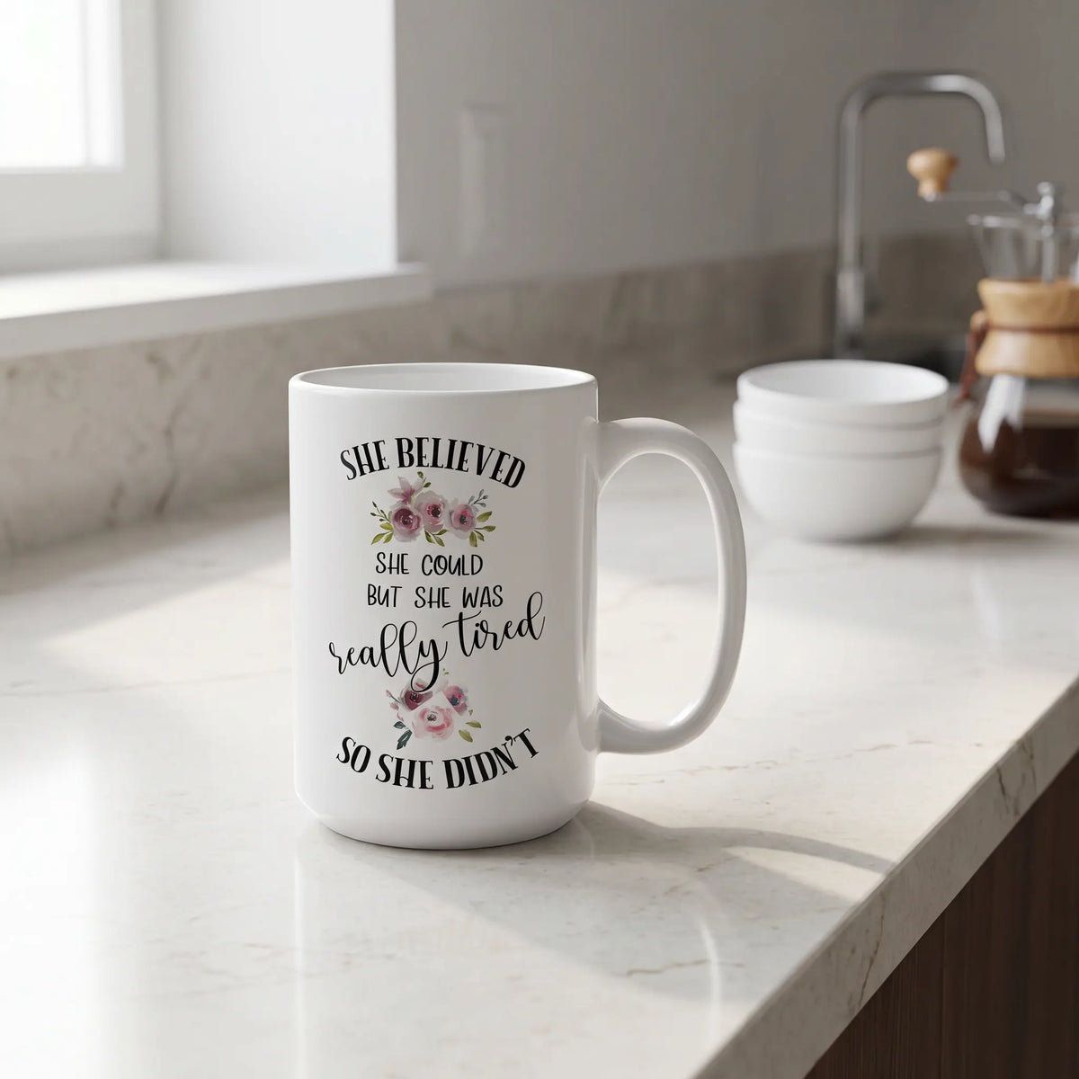 She Believed She Could But She Was Really Tired Mug