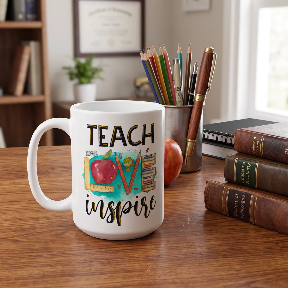 Teach Love Inspire Teacher Coffee Mug