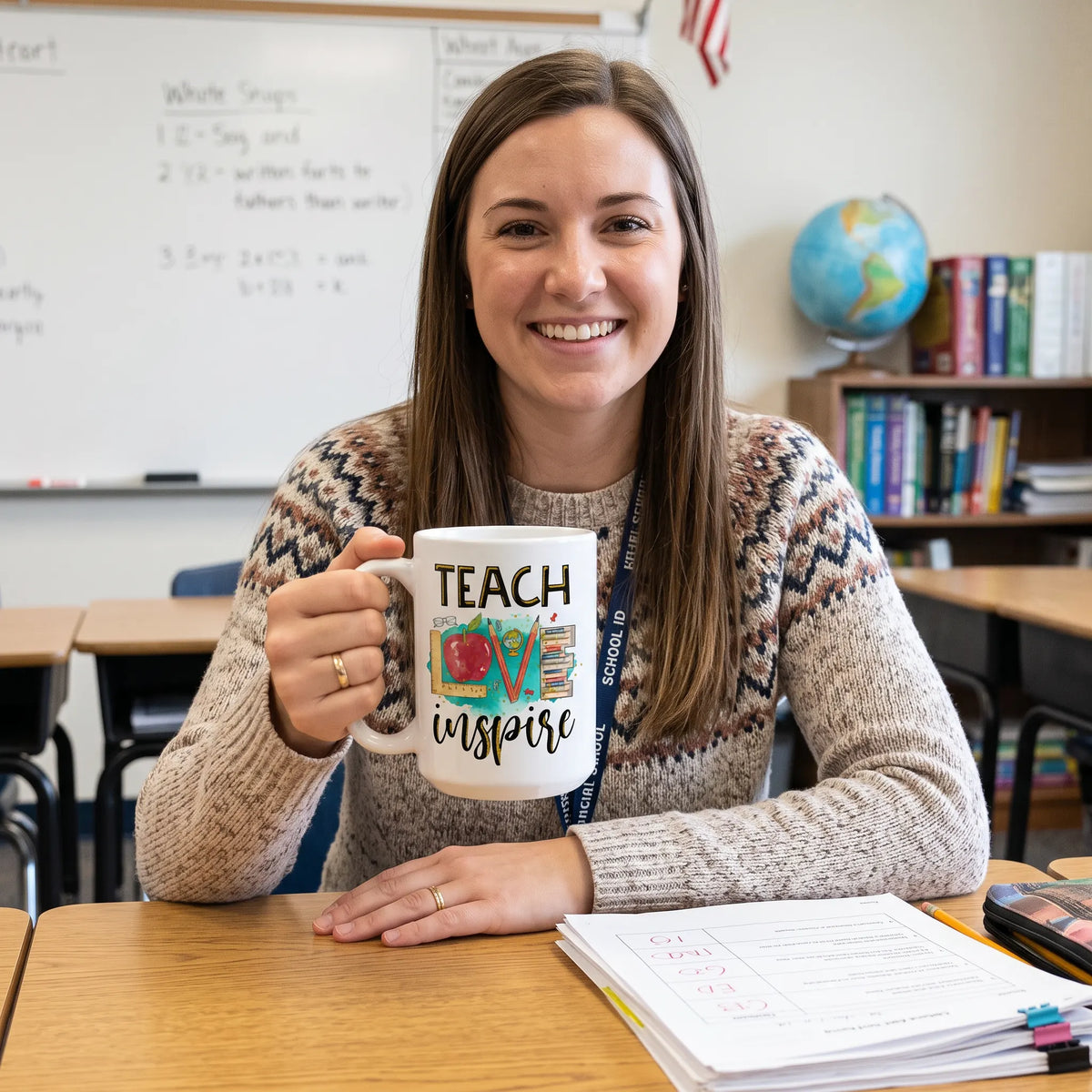Teach Love Inspire Teacher Coffee Mug