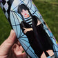 20 oz Holographic Wednesday Addams Stained Glass Web Sublimation Tumbler