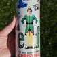 20 oz Holographic Skinny Elf Christmas Cheer Sublimation Tumbler