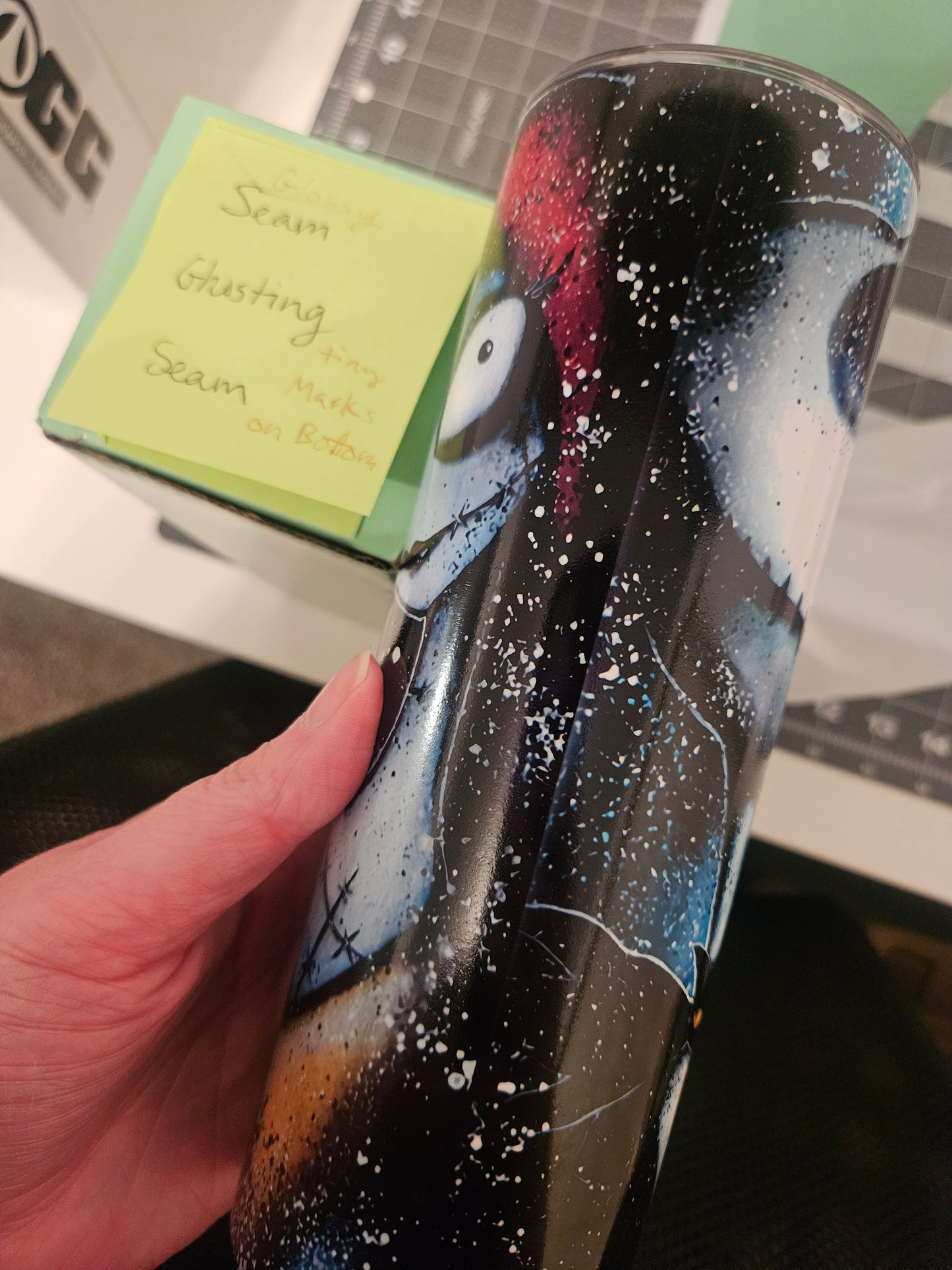 20 oz Skinny Jack & Sally Portrait Sublimation Tumbler - Imperfect