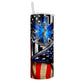 EMS Star of Life American Flag Sublimation Tumbler