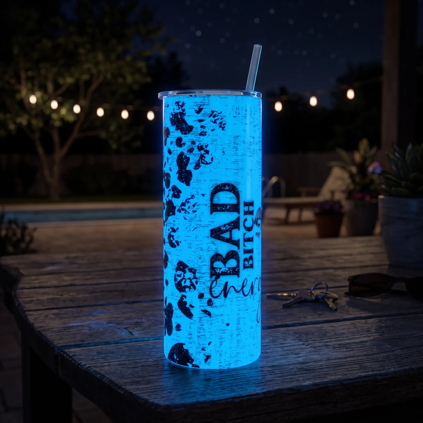 Bad Bitch Energy 20oz Skinny Tumbler