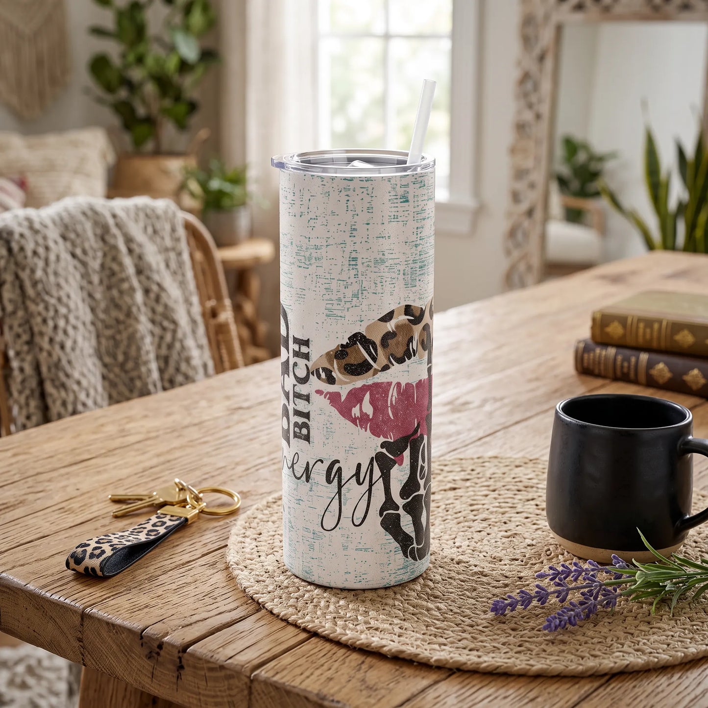 Bad Bitch Energy 20oz Skinny Tumbler