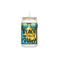 Beach Don't Kill My Vibe 16oz Frosted Glass Can Set