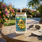 Beach Don't Kill My Vibe 16oz Frosted Glass Can Set