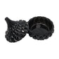 Black Galaxy Faceted Teardrop Resin Jewelry Jar
