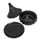 Black Galaxy Faceted Teardrop Resin Jewelry Jar