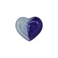 Silver and Purple Dual-Glitter Resin Mini Heart Tray