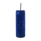 Jet Blue Aurora Borealis Rhinestone Bling 20oz Stainless Steel Tumbler