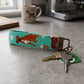 Boxer Dog Coffee Keychain Wristlet