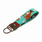 Boxer Dog Coffee Keychain Wristlet
