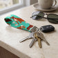 Boxer Dog Coffee Keychain Wristlet