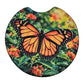 Monarch Butterfly 2-Pack Neoprene Car Coaster Set